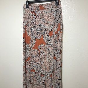The Limited Paisley Print Maxi Skirt